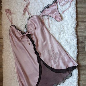 COPY - Used (XS) - H&M Flyaway Babydoll Set